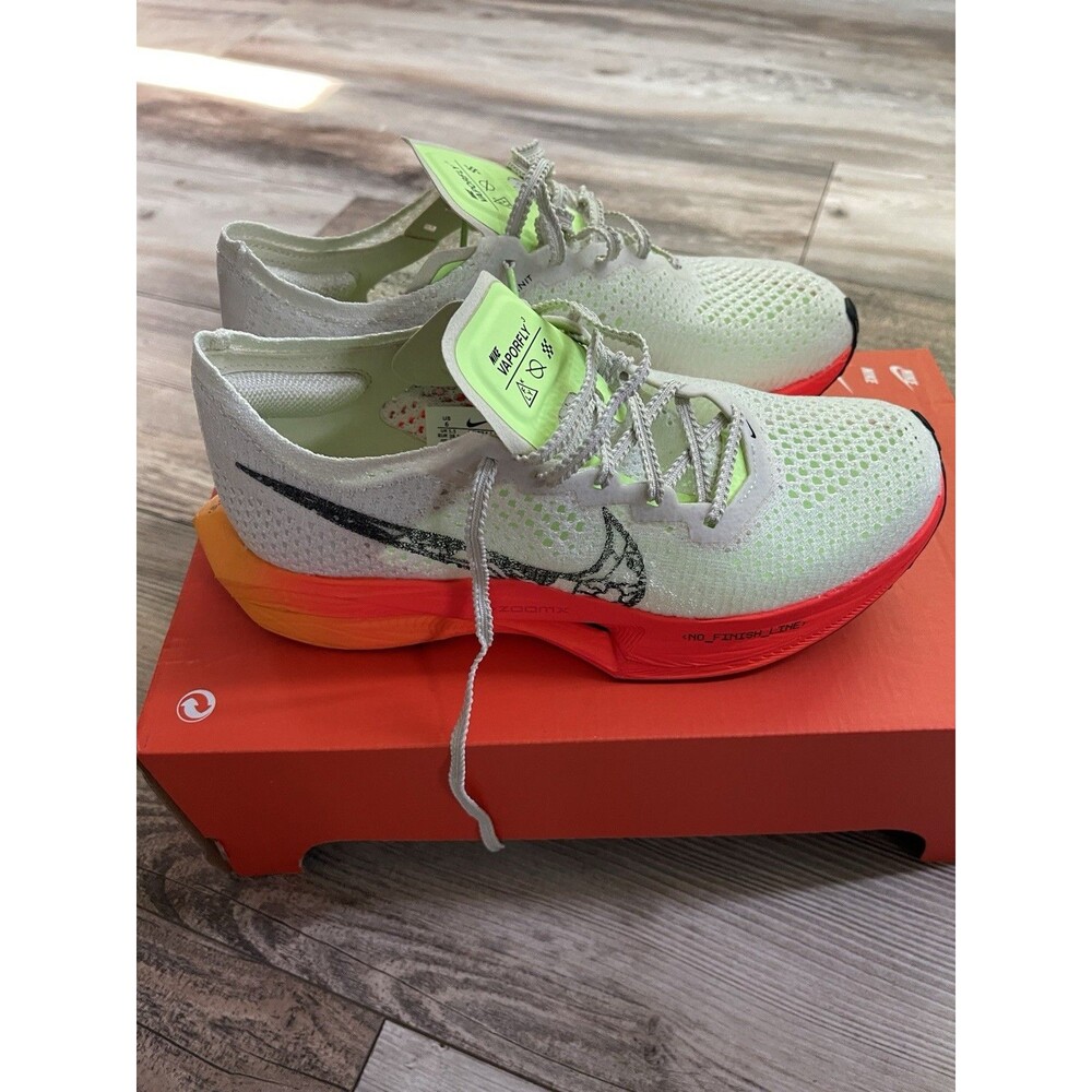 Unisex- Nike ZoomX VaporFly Next% 3 No Finish Line Men 6 New Multicolor Race Day - Picture 4 of 15
